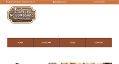 Desktop Screenshot of chacaranossorecanto.com.br